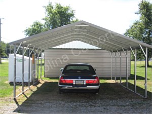 Boxed Eave Style Carport with Top Only